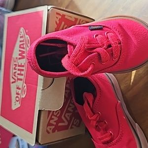 Gum Racing red/black vans sneakers